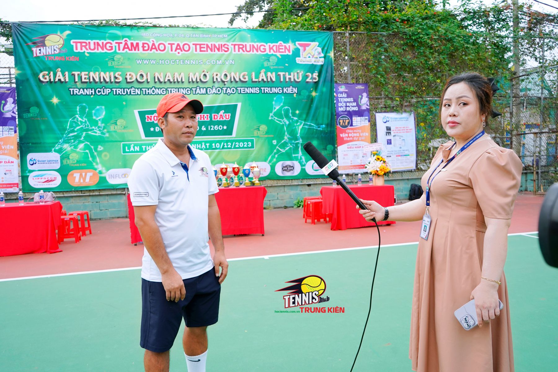 Giải Tennis Tranh Cúp Truyền Thống Trung Tâm Đào Tạo Tennis Trung Kiên Lần Thứ 25 - Nội Dung 1260. 10-12-2023